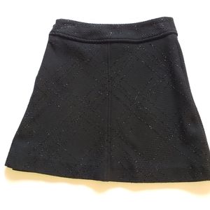NWOT black mini skirt European size 36